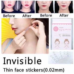 40 Pcs Invisible Thin Face Facial Stickers