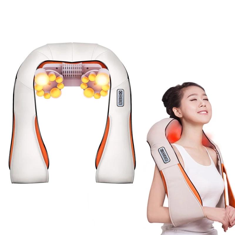 electrical Shiatsu Massager Shawl Roller Heat