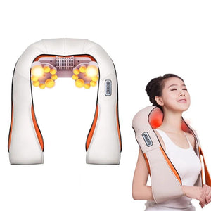 electrical Shiatsu Massager Shawl Roller Heat