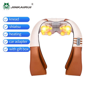 electrical Shiatsu Massager Shawl Roller Heat